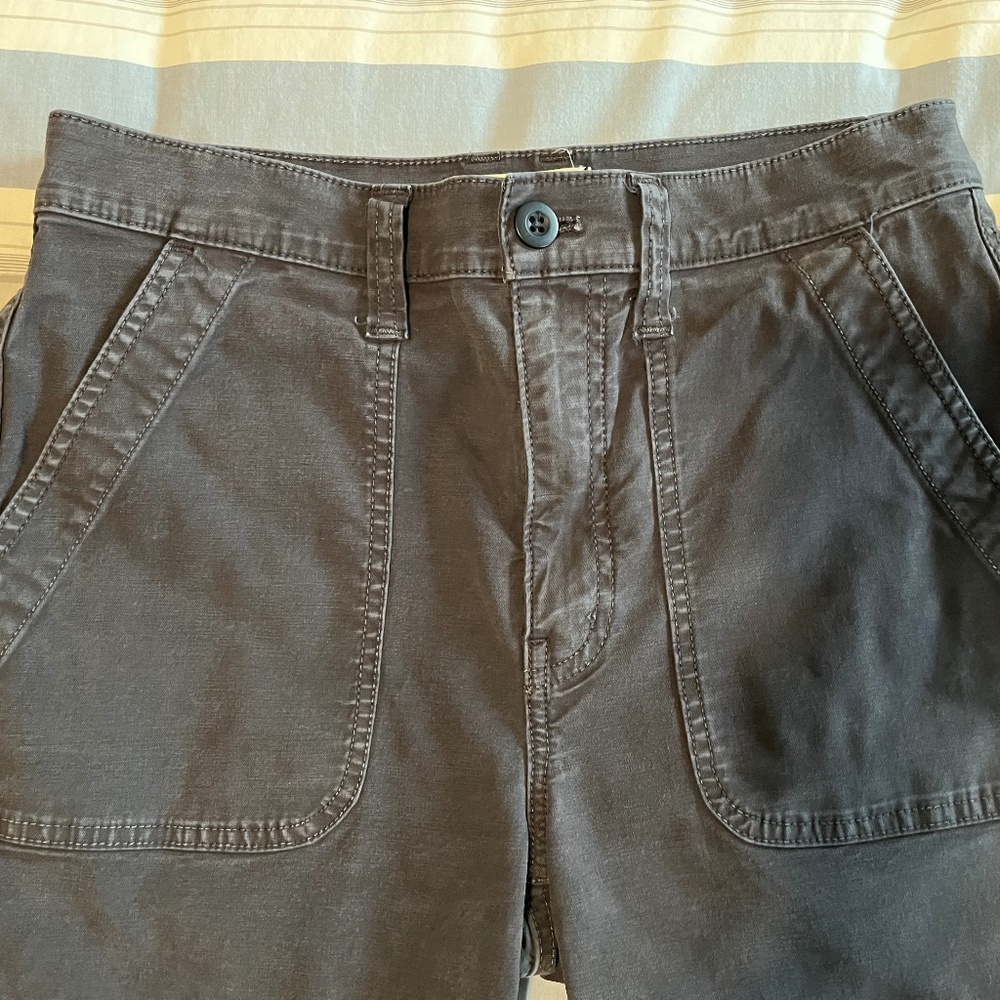 Madewell Cargo pants, size 26, charcoal color